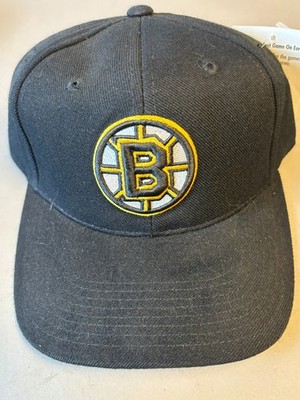 VTG 90s BOSTON BRUINS NWT Sports Specialties Snapback Hat NHL Shadow Nike