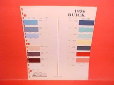 1956 Buick Roadmaster Convertible Super Century Special Riviera Paint Chips Arco 1956 Buick Roadmaster Convertible Super Century Special Riviera Paint Chips Arco