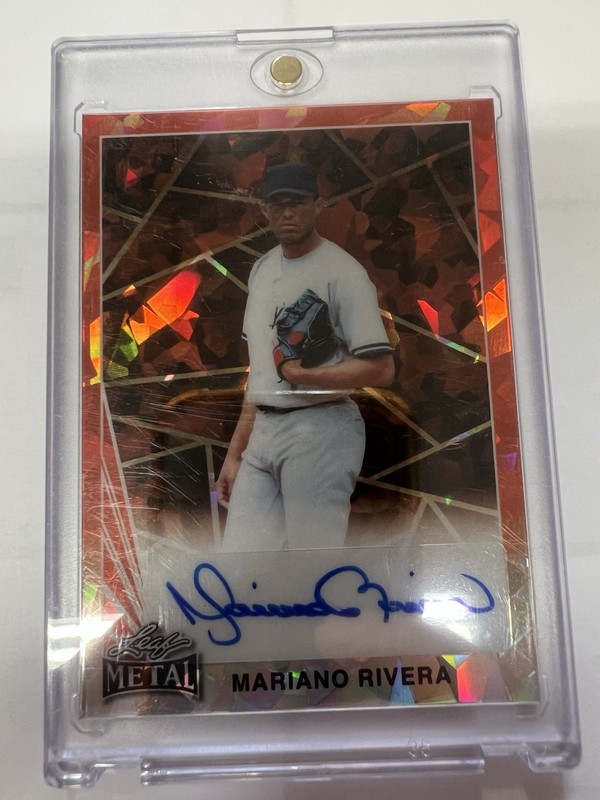 2024 Leaf Mariano River Trevor Hoffman Billy Wagner Autographs 1/1