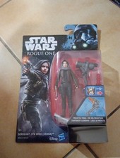 STAR WARS ROGUE ONE FIGURINE SERGEANT JYN ERSO JEDHA 10cm HASBRO Scellé Neuf