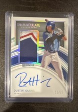 2022 Panini Immaculate Collection - Prospect Patch Autographs Dustin Harris...
