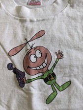 Vintage Quisp Cereal Quaker Mascot Single Stitch Made In USA T- Shirt Sz Small