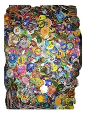 Lot of 100 Mixed Tazos Pog Chips – Vintage + Free Extras – Sabritas Mexico