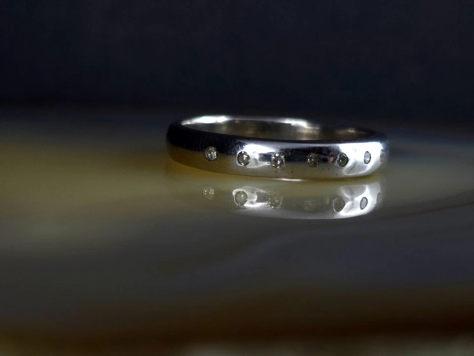 Ring Silber 925 Zirkonia 19,0 mm Freundschaftsring - modern & funkelnd - Bild 2 von 4