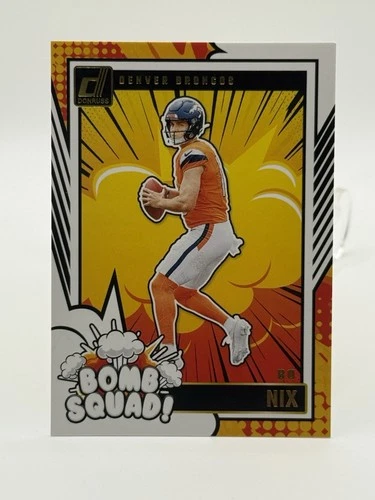 💎 2024 Panini Donruss Bomb Squad - Bo Nix #27 Rookie Card 💎