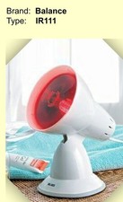 Balance Infrared Heat Lamp Philips light bulb, for  cold, pain & muscle tensions