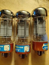 Match Pair of Winged C 6L6 GC Vacuum Tubes