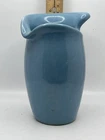 Red Wing Pottery Town & Country Eva Zeisel 2 Pint Water Pitcher Blue 1947 H 8"