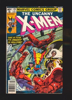 X Men # 129 Newsstand 1st Kitty Pryde Emma Frost Dark Phoenix Pt 1 VG/Fine Cond
