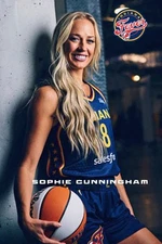 Sophie Cunningham WNBA Indiana Fever 4x6 photo- Enforcer!