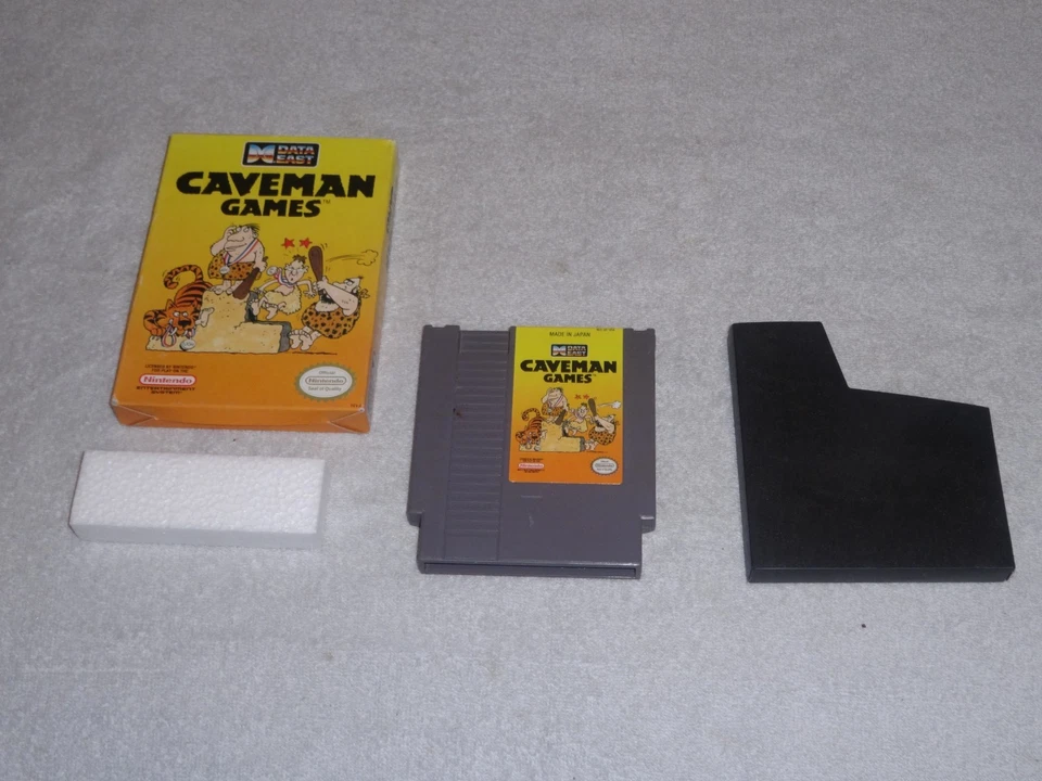 Caveman Games nes Nintendo Entertainment System 1990 VIDEO GAME+ BOX WORKS W-CMG - Image 4 of 4
