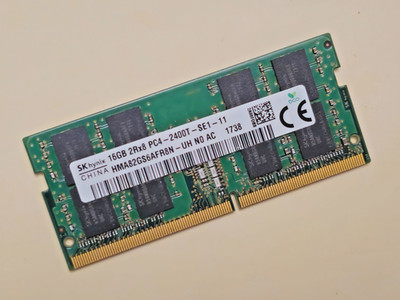 616☆SK hynix DDR4 PC4-2400T 4GB×2 計8GB 動作品 SK hynix 16GB