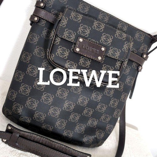 fi4 LOEWE shoulder bag Anagram all over pattern