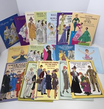18 TOM TIERNEY PAPER DOLL BOOKS. $ SLASHED!  ...