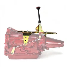 Push Button Transmission Shifter Kit w/ 6 Black Arm for GM 4L60