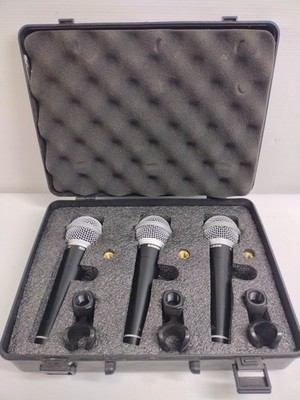 Samson R21 Dynamic Mic 3-Pack w/ Case Tested FREE SHIPPING 