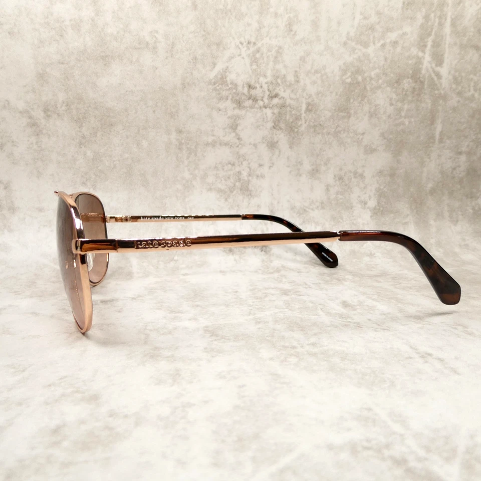 Kate Spade 玫瑰金金属飞行员太阳镜 - Emmaline/S 000M2 58-14-140 — 第 4/4 张图片