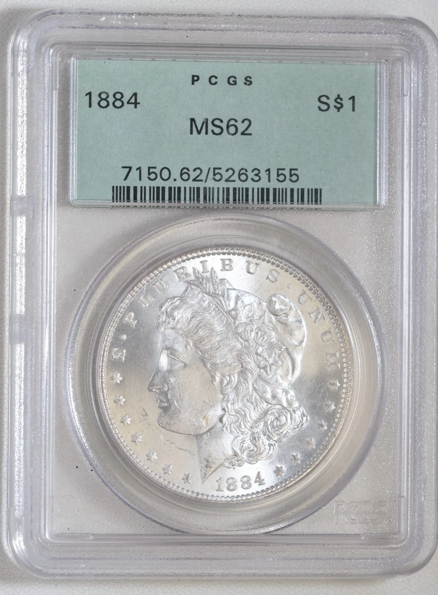 MS 62 Graded 1884 Year Morgan US Dollars (1878-1921) for sale | eBay