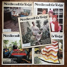Needlecraft For Today Magazines Lot of 5 1980 Vintage Patterns Projects Sewing
