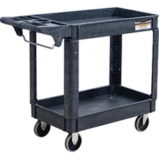 HEAVY DUTY MEDIUM PLASTIC UTILITY CART ATD-7037 Brand New!