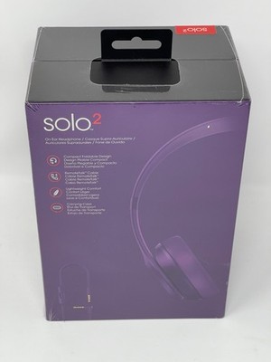 【新品未開封】beatssolo2 Beats Solo2 Wired OE Headphones Royal Edition Imperial Violet