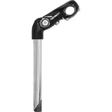 Ergotec Lenkervorbau Kobra 25,4mm schwarz/silber Fahrrad Lenker Cockpit Vorbau