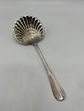 RARE PELLE A FRAISES EN ARGENT MASSIF POINCON MINERVE ARMOIRIES