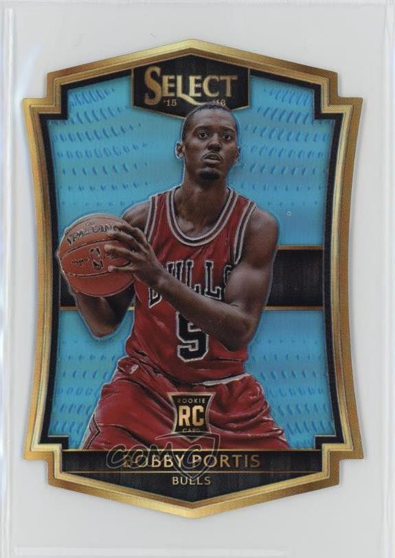 2015 Panini Select Premier Level Die-Cut Blue Prizm /199 Bobby Portis #161 5i2