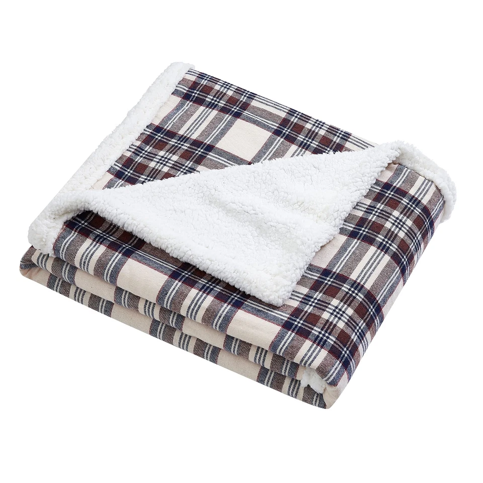 - Одеяло, мягкое двустороннее шерпа и матовое флисовое постельное белье, идеально подходит для отдыха... - Изображение 2 из 4