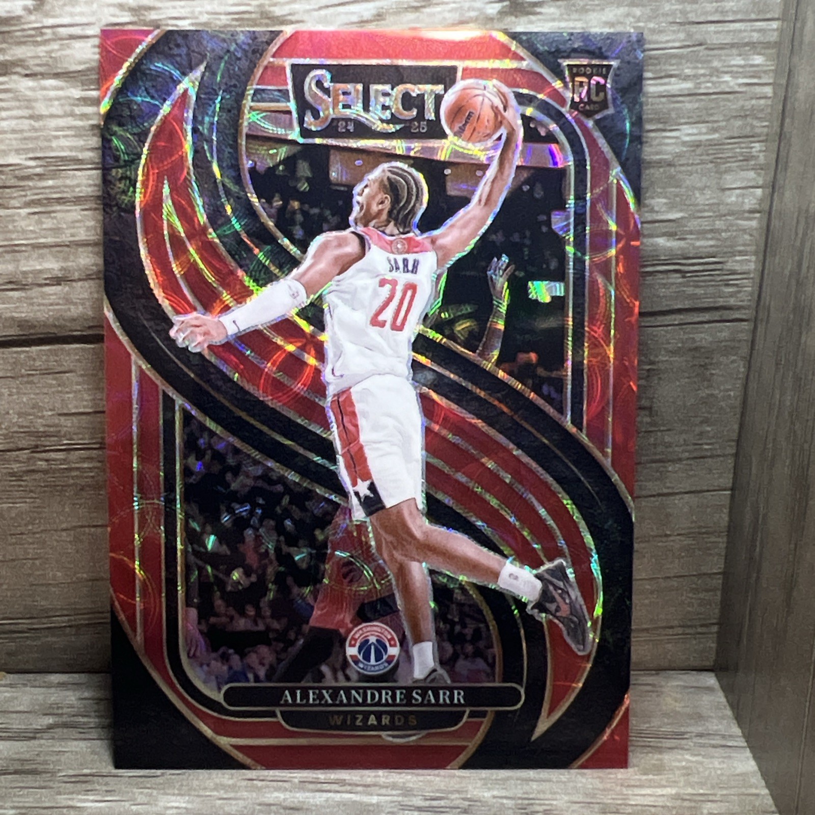 2024-25 Panini Select - Premier Level Alexandre Sarr #185 Red Scope Prizm /249