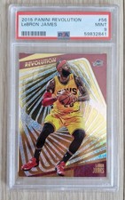 2015 Panini Revolution LeBron James PSA 9 Mint Cavs Holo Basketball Card