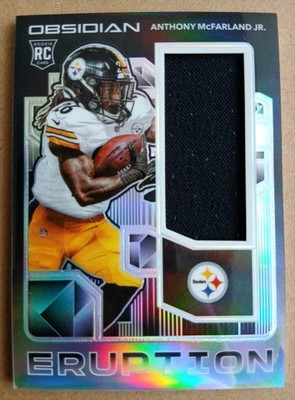 Panini Obsidian Anthony McFarland Jr Rookie Patch Relic /100 Electric Etch