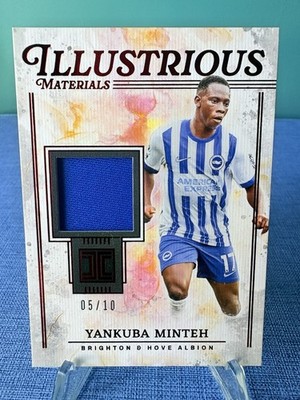 Brighton YANKUBA MINTEH PATCH RUBY /10 2024/25 PANINI IMPECCABLE RELIC NUMBERED