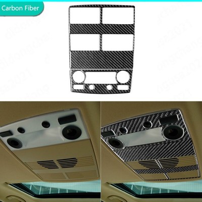 2Pcs Real Carbon Fiber Rear Reading Light Panel Cover For BMW 5 Series E60 04-10