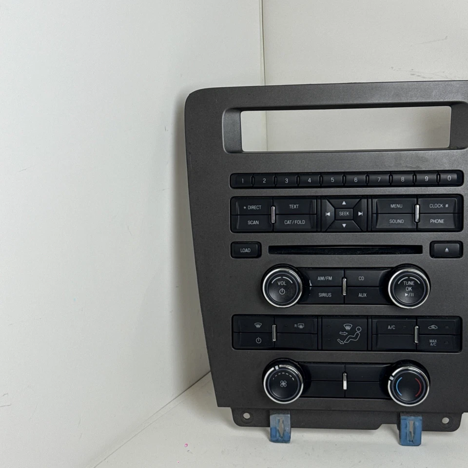 2012 FORD MUSTANG RADIO TEMPERATURE CONTROL PANEL CR3T-18A802-JA OEM - Image 2 of 4