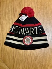 Harry Potter Hogwarts Pom Beanie Hat One Size Unisex Brand New with Tags