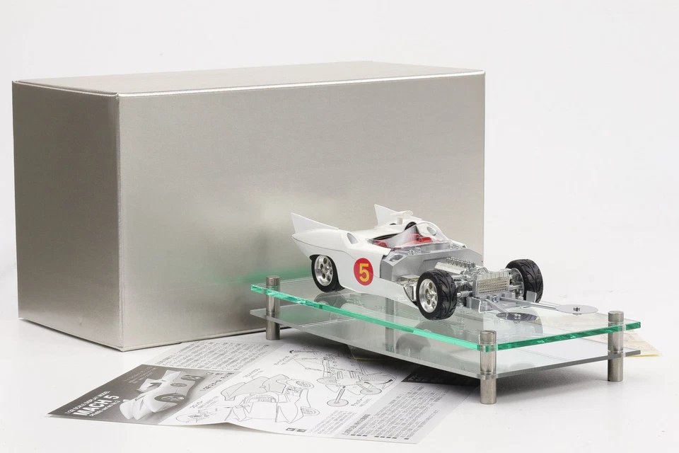 1:32 Schwyn Haas Hamilton Speed Racer Mach 5 Go Go PReMo Serie 3 Bianca - Immagine 2 di 4
