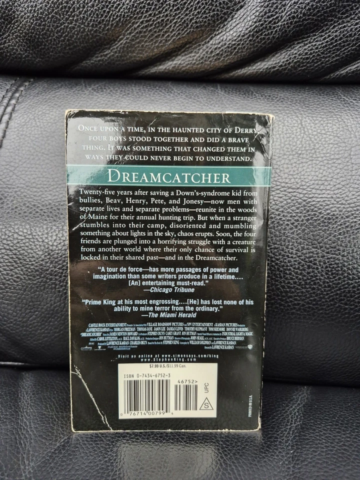 Dreamcatcher by Stephen King (2002, PB) 1st Pocket Books Print 1st Ed. #1714 - Image 3 of 4