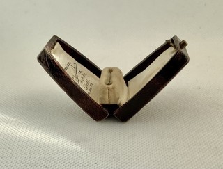 ANTIQUE ART DECO NOVELTY JOHN ANGELL of DEAL RING JEWELLERY Jewellers BOX