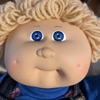 Cabbage Patch Kids Doll HTF Loop Wheat Hair Blue Eyes HM9 1989 Overalls Shoes