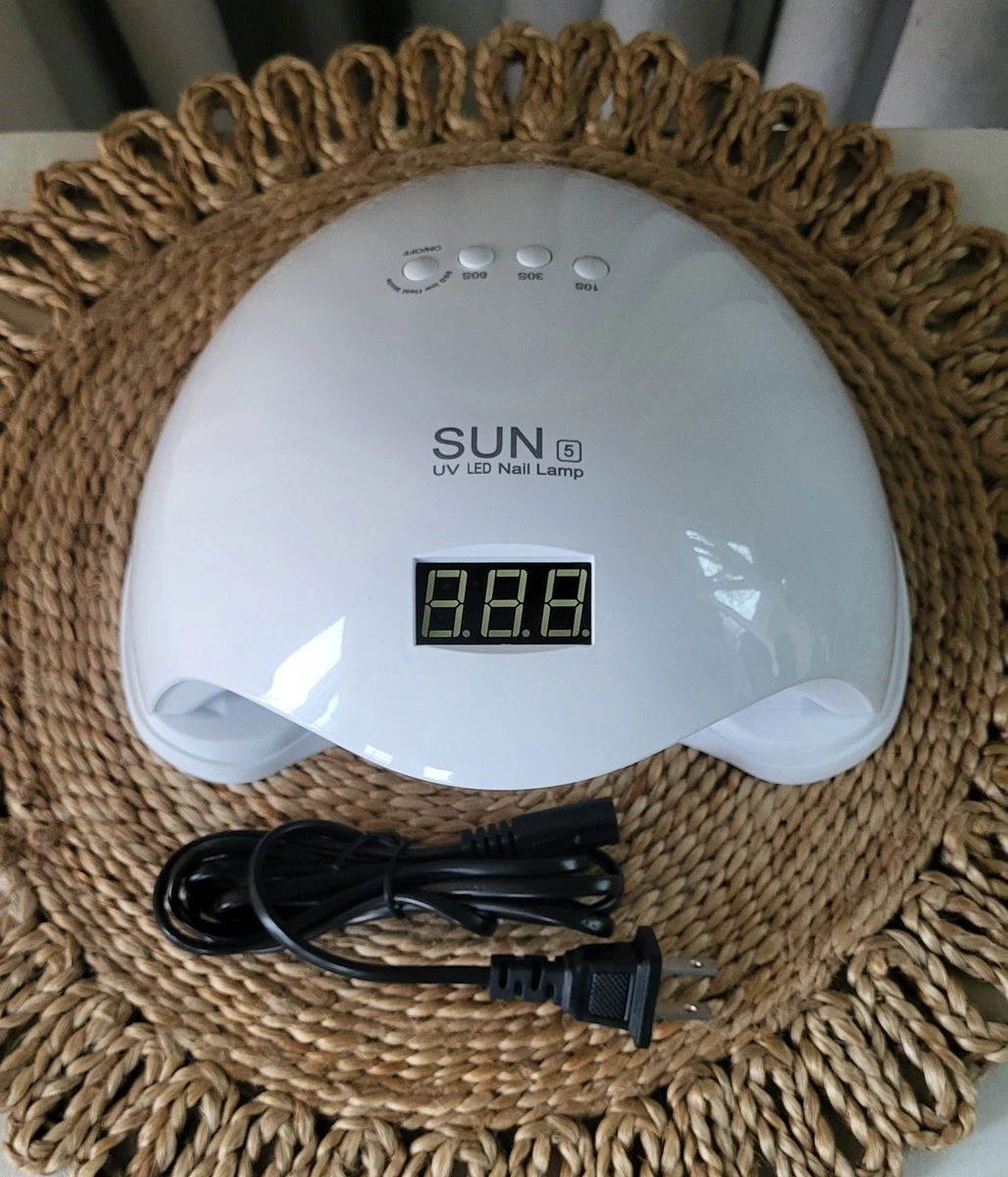 MDCGPower Cable de alimentación de CA compatible con SUNUV SUN5 SUN5 Plus SUN5 Plus SUN5PLUS lámpara de uñas LED profesional UV