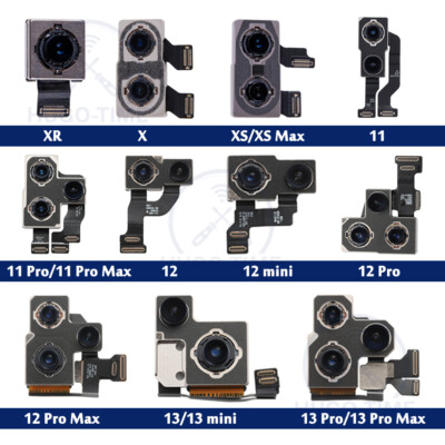 Rear Camera Replacement For iPhone XR X XS 11 12 Pro Max 13 Mini 14 15 16  Lot