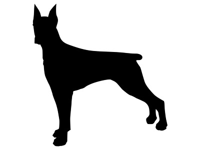 DOBERMAN PINSCHER Car Waterproof Sticker Dog Puppy Pet Dobermann Vinyl Decal