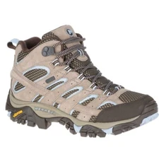 MERRELL WOMENS MOAB 2 MID WATERPROOF BOOTS GRANITE SIZE 6 NWB