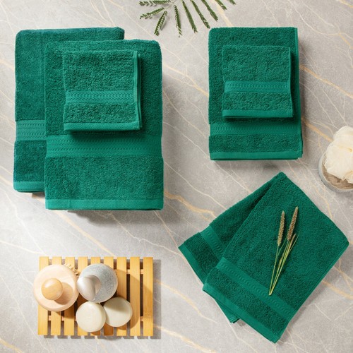 Combed Cotton Bath Towels Set, Soft & Absorbent Bathroom Towels, Quick Dry - Picture 53 of 84