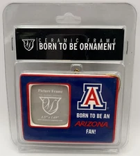 Arizona Wildcats NCAA College Gift Born to Be Ceramic Photo Frame Ornament