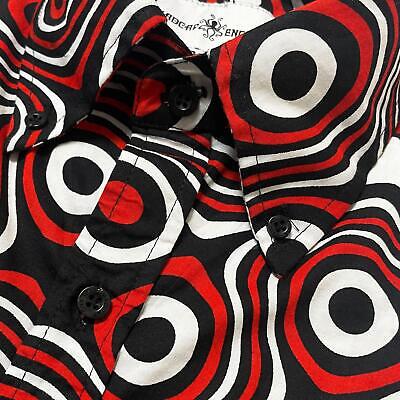 MENS MADCAP RETRO MOD 60s 70s Sixties PSYCHEDELIC PRINT MENS MADCAP RETRO MOD 60s 70s Sixties PSYCHEDELIC PRINT