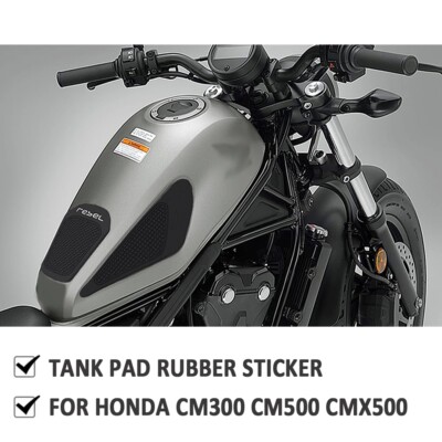For Honda Rebel 300 Rebel 500 CMX Side Fuel Tank Pad Rubber