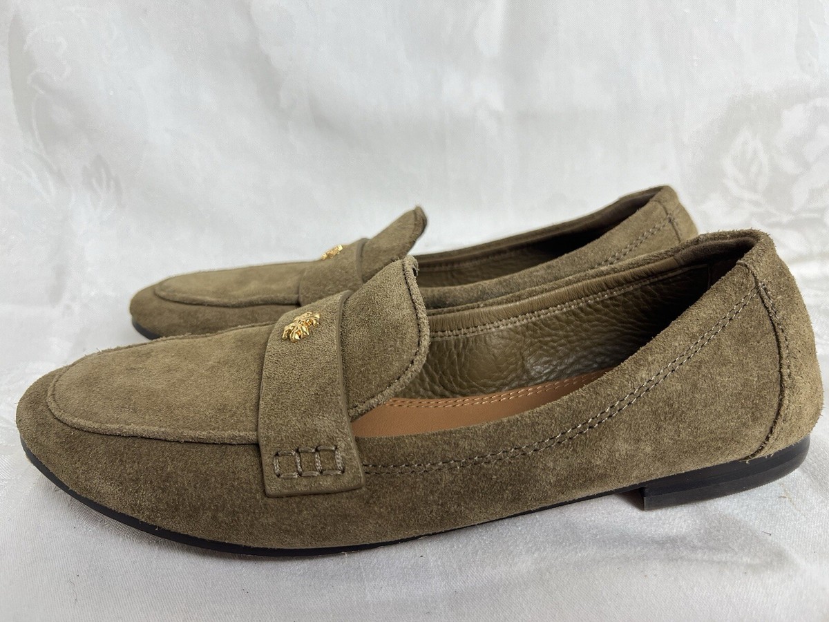 Tory Burch Ballet Loafer River Rock Size 6 M 87258 Driving Shoes