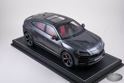1/18 MR COLLECTION Lamborghini Urus GRAY WITH RED INTERIOR ONE OFF